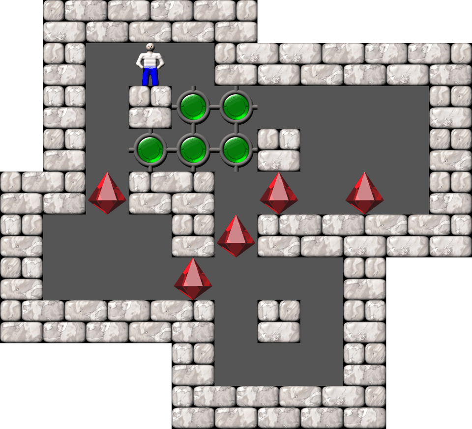 Сокобан Thinking Rabbit Arranged уровень 323